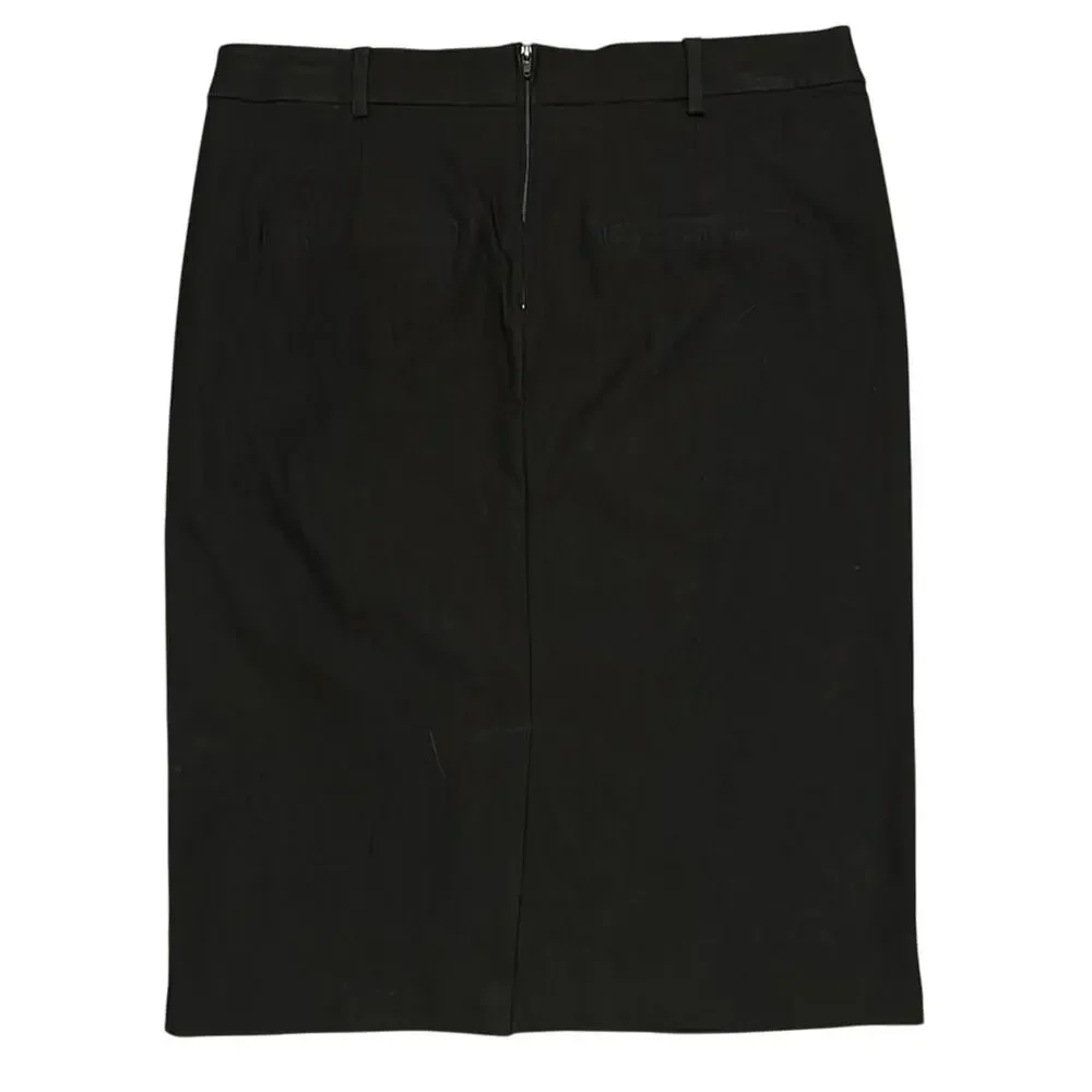 Black Skirt by Color Swatch for the office, Size 1X